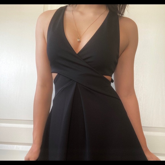 Holiday formal/party black dress (0 fits XS-S) - Picture 1 of 6